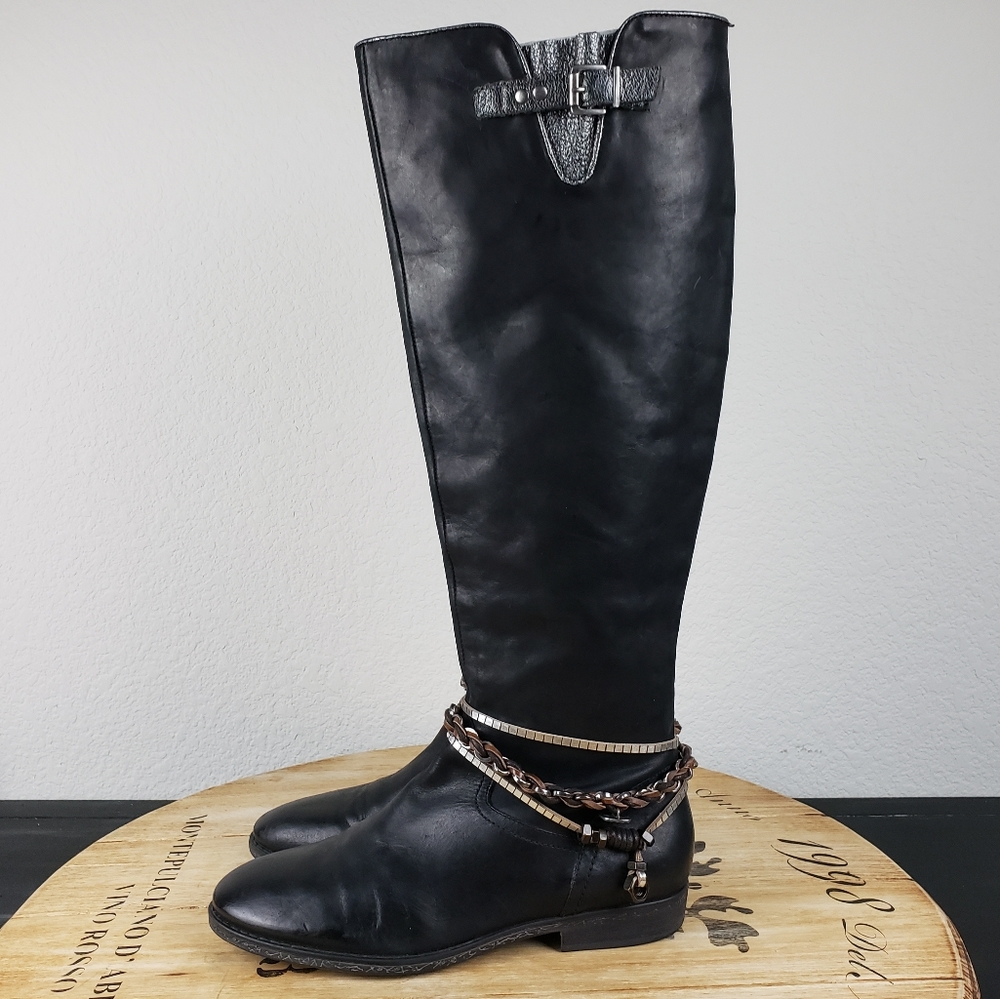 Crown Vintage AMY tall embellished riding boots - Picture 12 of 16